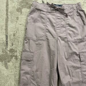 Hollister light purple adjustable-rise baggy pant